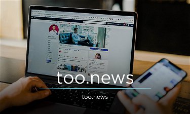 Too.news - Creative brandable domain for sale