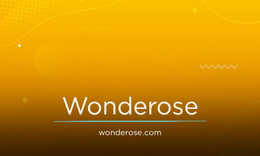 Wonderose.com - Creative brandable domain for sale