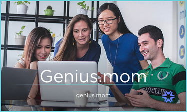 Genius.mom - Creative brandable domain for sale