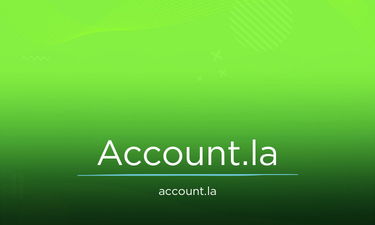 Account.la - Creative brandable domain for sale