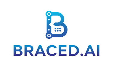 Braced.AI - Creative brandable domain for sale