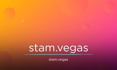 Stam.vegas - Creative brandable domain for sale