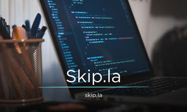 Skip.LA - Creative brandable domain for sale