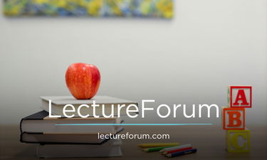 LectureForum.com - Creative brandable domain for sale