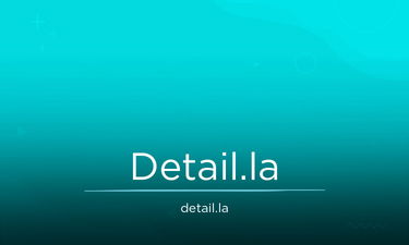 Detail.la - Creative brandable domain for sale