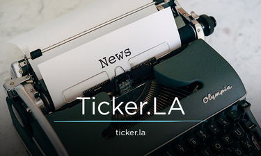 Ticker.LA - Creative brandable domain for sale