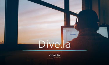 Dive.la - Creative brandable domain for sale