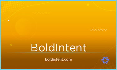BoldIntent.com - Creative brandable domain for sale