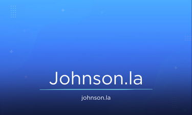 Johnson.la - Creative brandable domain for sale