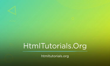 HtmlTutorials.org - Creative brandable domain for sale
