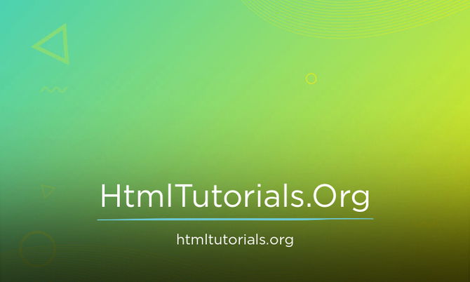 HtmlTutorials.org