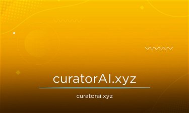 CuratorAI.xyz - Creative brandable domain for sale