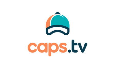 Caps.tv - Creative brandable domain for sale