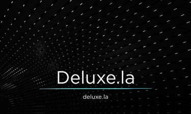 Deluxe.la - Creative brandable domain for sale