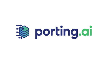 Porting.ai - Creative brandable domain for sale