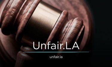 Unfair.LA - Creative brandable domain for sale