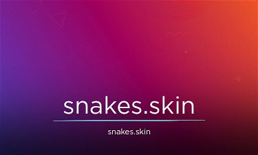 Snakes.skin - Creative brandable domain for sale