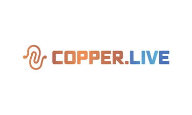Copper.live - Creative brandable domain for sale