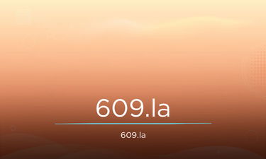 609.la - Creative brandable domain for sale