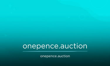 OnePence.Auction - Creative brandable domain for sale