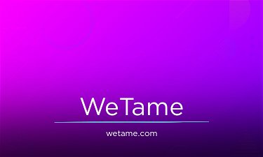 WeTame.com - Creative brandable domain for sale