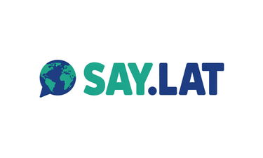 Say.lat - Creative brandable domain for sale