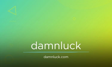DamnLuck.com - Creative brandable domain for sale