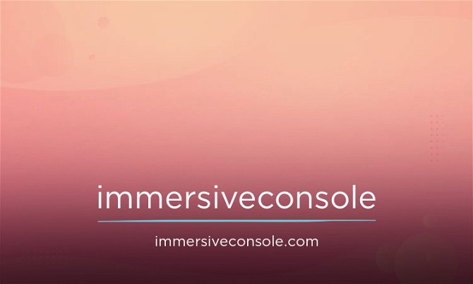 immersiveconsole.com