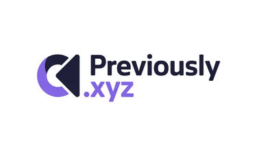 Previously.xyz - Creative brandable domain for sale