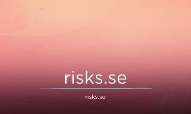 Risks.se - Creative brandable domain for sale