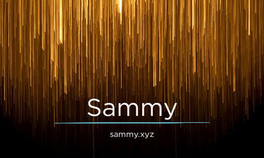 Sammy.xyz - Creative brandable domain for sale