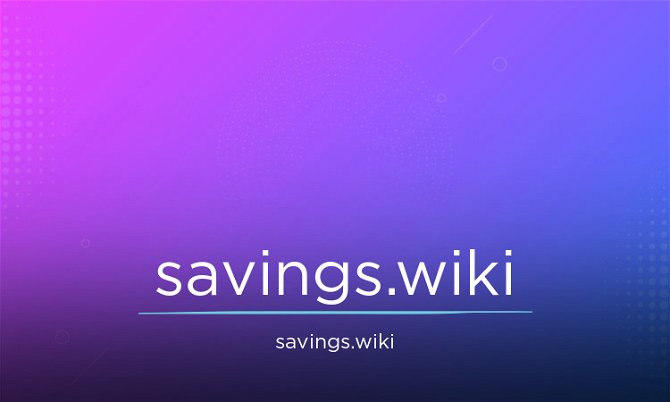 savings.wiki