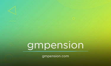 GMPension.com - Creative brandable domain for sale