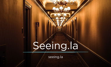 Seeing.la - Creative brandable domain for sale