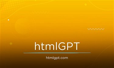 HtmlGPT.com - Creative brandable domain for sale