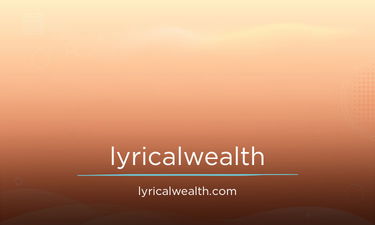 LyricalWealth.com - Creative brandable domain for sale