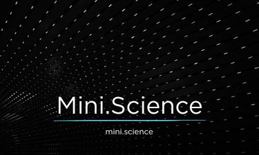 Mini.Science - Creative brandable domain for sale