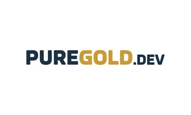 PureGold.dev - Creative brandable domain for sale