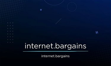 internet.bargains - Creative brandable domain for sale