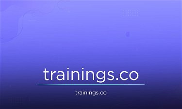 Trainings.co - Creative brandable domain for sale