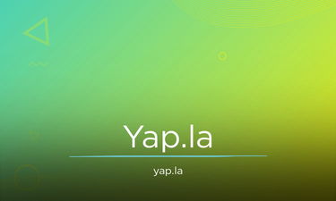 Yap.la - Creative brandable domain for sale