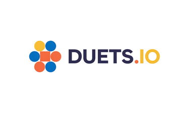Duets.io - Creative brandable domain for sale