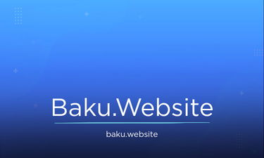 Baku.Website - Creative brandable domain for sale