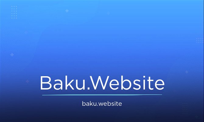 Baku.Website