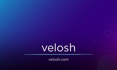 Velosh.com - Creative brandable domain for sale