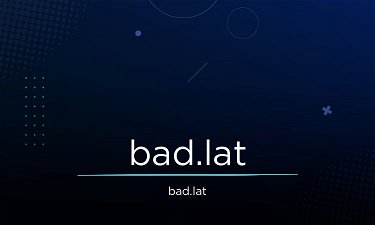 Bad.lat - Creative brandable domain for sale