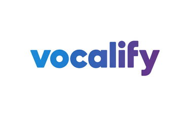 Vocalify.com - Creative brandable domain for sale