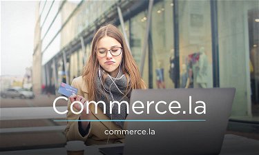 Commerce.la - Creative brandable domain for sale
