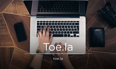 Toe.la - Creative brandable domain for sale
