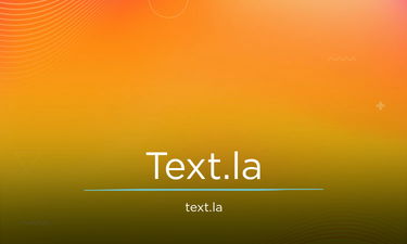 Text.la - Creative brandable domain for sale